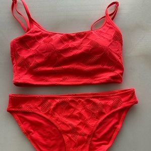 Aerie brand bikini, matching top and bottom, size medium